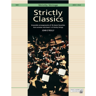 Strictly Classics, Book 1 - Cello-Strings-Alfred-Engadine Music