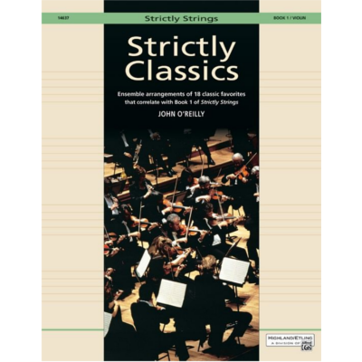 Strictly Classics, Book 1 - Violin-Strings-Alfred-Engadine Music