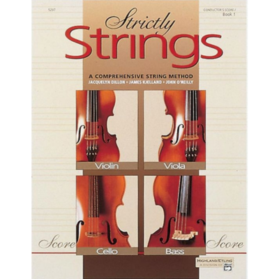 Strictly Strings, Book 1 - Conductor-Strings-Alfred-Engadine Music