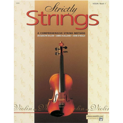 Strictly Strings, Book 1 - Violin-Strings-Hal Leonard-Engadine Music