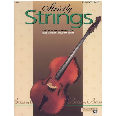 Strictly Strings, Book 3 - Double Bass-Strings-Alfred-Engadine Music