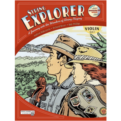 String Explorer Book 2 Violin Book/CD-Strings-Alfred-Engadine Music