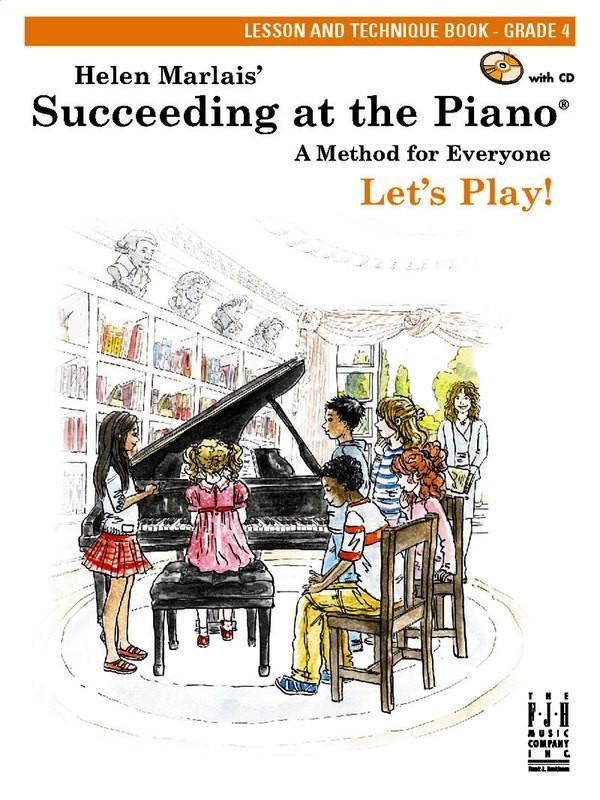 Succeeding At The Piano Gr 4 Lesson & Tech Bk/Cd-Piano & Keyboard-Hal Leonard-Engadine Music