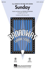 Sunday (from Sunday in the Park with George), Stephen Sondheim Arr. Mac Huff Choral Showtrax CD-Choral-Hal Leonard-Engadine Music