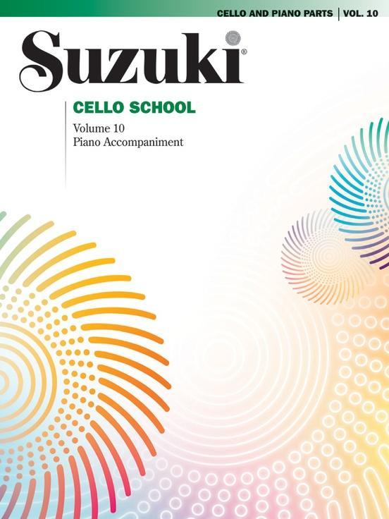 Suzuki Cello School Volume 10 - Cello & Piano Accompaniment Book-Strings-Alfred-Engadine Music