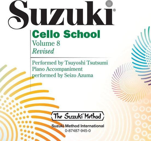 Suzuki Cello School Volume 8 - Cello Accompaniment CD-Strings-Alfred-Engadine Music