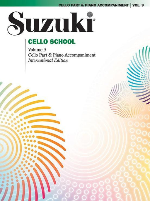 Suzuki Cello School Volume 9- Cello & Piano Accompaniment Book-Strings-Alfred-Engadine Music