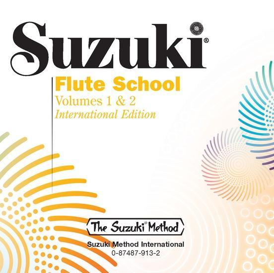 Suzuki Flute School Volume 1 & 2 - Flute Part CD (Revised Edition)-Woodwind-Alfred-Engadine Music