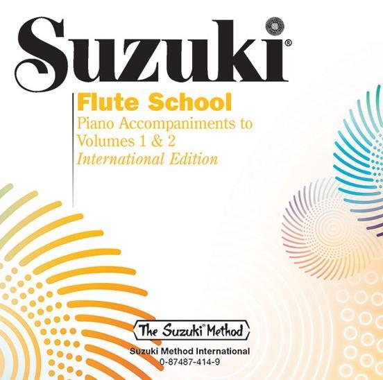 Suzuki Flute School Volume 1 & 2 - Piano Accompaniment CD-Woodwind-Alfred-Engadine Music