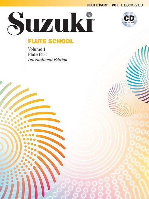 Suzuki Flute School Volume 1 - Flute Book & CD-Woodwind-Alfred-Engadine Music