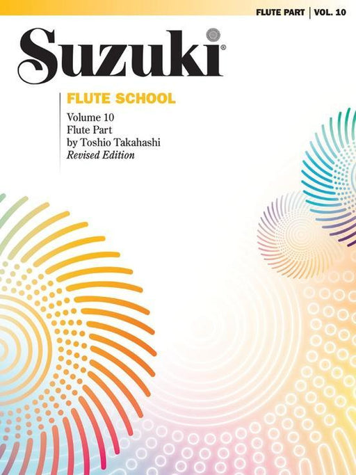 Suzuki Flute School Volume 10 - Flute Book (Revised Edition)-Woodwind-Alfred-Engadine Music