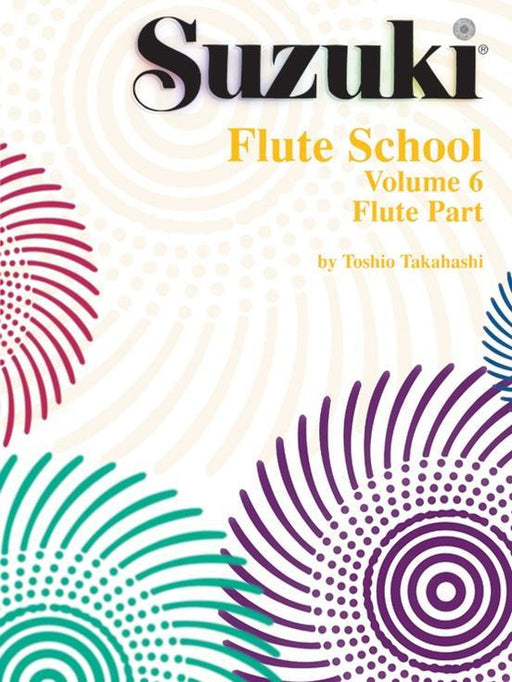 Suzuki Flute School Volume 6 - Flute Book-Woodwind-Alfred-Engadine Music