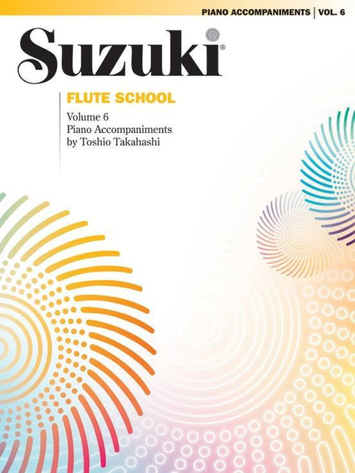 Suzuki Flute School Volume 6 - Piano Accompaniment (Revised Edition)-Woodwind-Alfred-Engadine Music