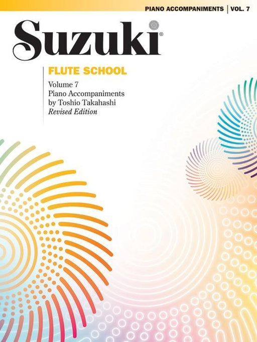 Suzuki Flute School Volume 7 - Piano Accompaniment (Revised Edition)-Woodwind-Alfred-Engadine Music