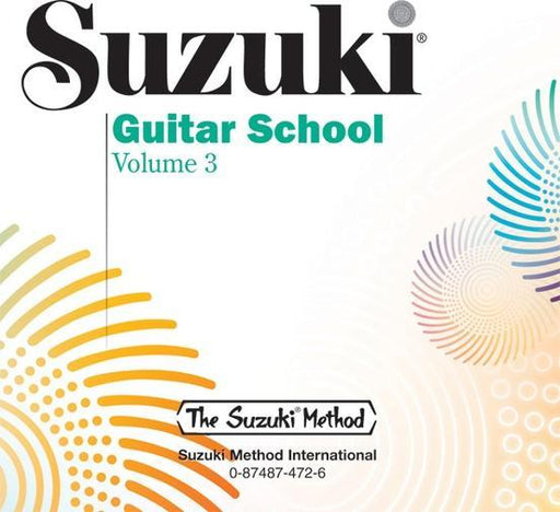 Suzuki Guitar School Volume 3 - CD