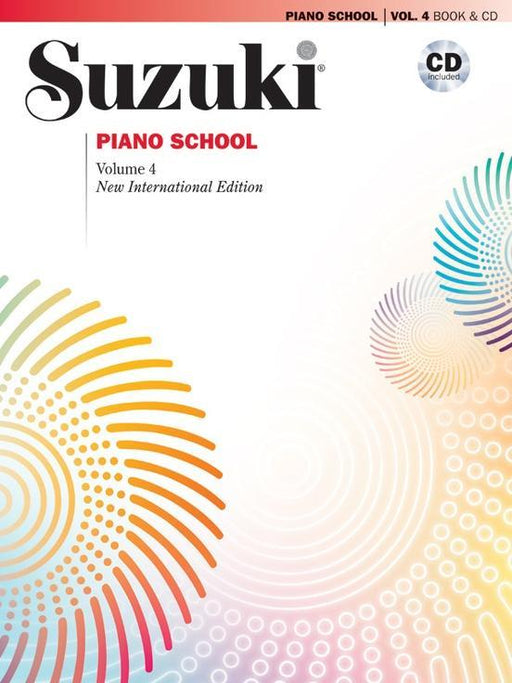 Suzuki Piano School Volume 4 - Piano Book & CD-Piano & Keyboard-Alfred-Engadine Music