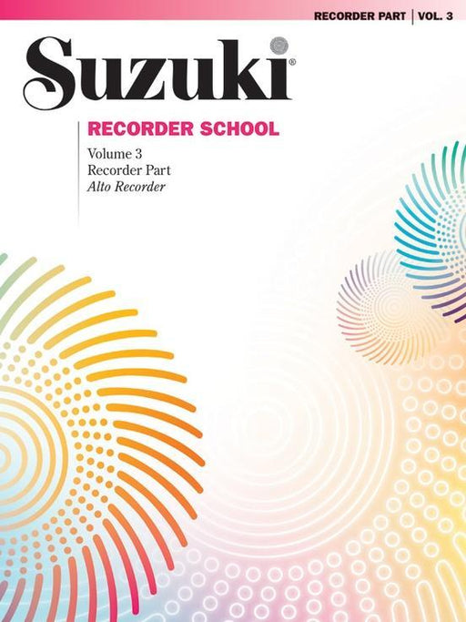 Suzuki Recorder School (Alto Recorder) Volume 3 - Recorder Book