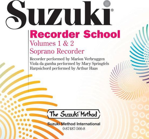 Suzuki Recorder School (Soprano Recorder) Volume 1 & 2 - CD