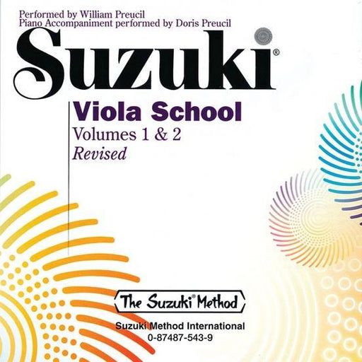 Suzuki Viola School Volume 1 & 2 - Viola Performance CD-Strings-Alfred-Engadine Music