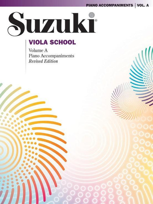 Suzuki Viola School Volume 1 & 2 (Volume A) - Viola Accompaniment Book-Strings-Alfred-Engadine Music