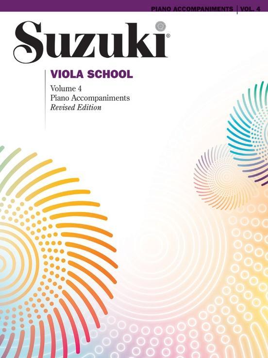 Suzuki Viola School Volume 4 - Viola Accompaniment Book-Strings-Alfred-Engadine Music