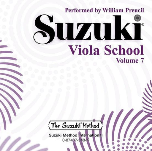 Suzuki Viola School Volume 7 - Viola Performance CD-Strings-Alfred-Engadine Music