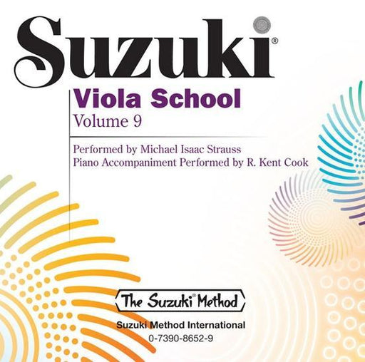 Suzuki Viola School Volume 9 - Viola Performance CD-Strings-Alfred-Engadine Music