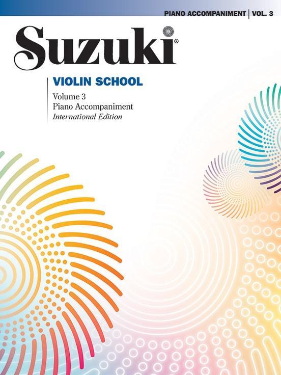 Suzuki Violin School Volume 3 - Violin Accompaniment Book-Strings-Alfred-Engadine Music