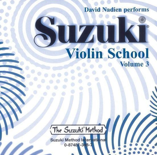 Suzuki Violin School Volume 3 - Violin Performance/Accompaniment CD-Strings-Alfred-Engadine Music