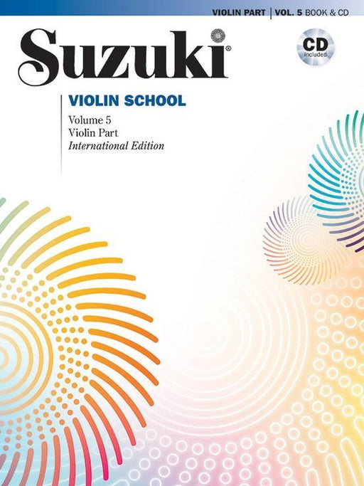 Suzuki Violin School Volume 5 - Book & CD-Strings-Alfred-Engadine Music