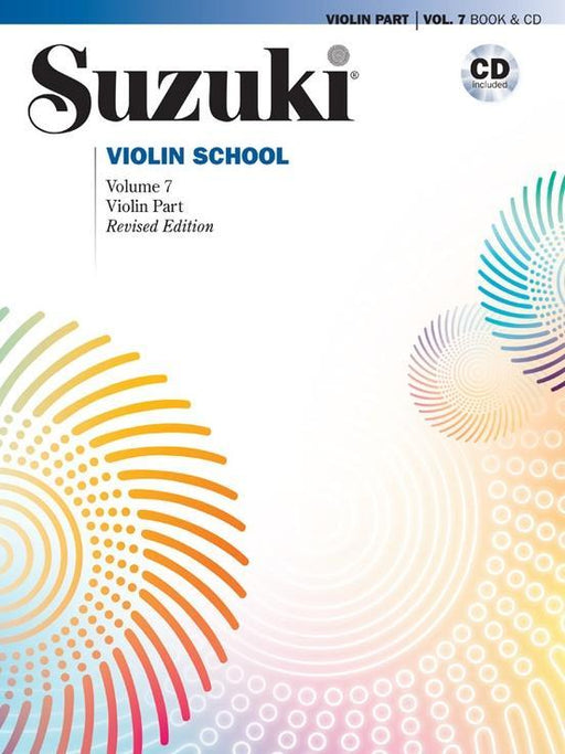 Suzuki Violin School Volume 7 - Book & CD-Strings-Alfred-Engadine Music
