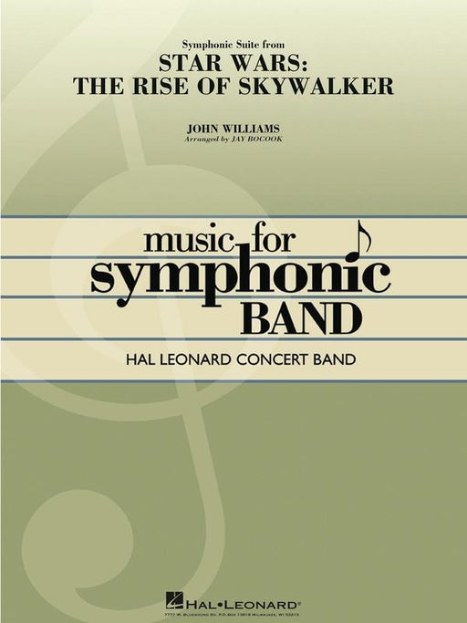 Symphonic Suite from Star Wars: The Rise of Skywalker, Concert Band Chart