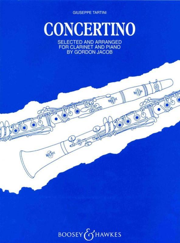 Tartini Concertino in F - Clarinet and Piano-Woodwind-Hal Leonard-Engadine Music