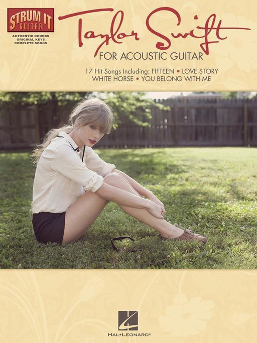 Taylor Swift for Acoustic Guitar-Songbooks-Hal Leonard-Engadine Music