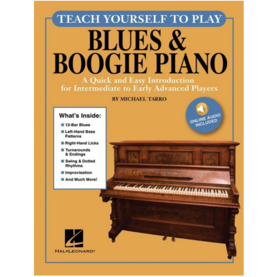 Teach Yourself to Play Blues & Boogie Piano, Michael Tarro-Instructional-Hal Leonard-Engadine Music