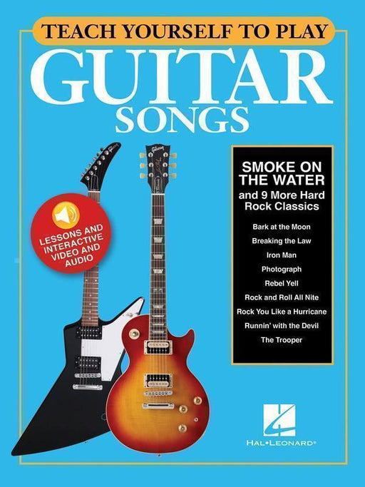 Teach Yourself to Play Guitar Songs-Guitar & Folk-Hal Leonard-Engadine Music