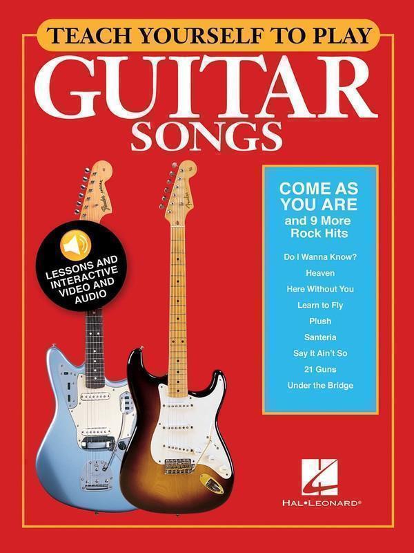 Teach Yourself to Play Guitar Songs-Guitar & Folk-Hal Leonard-Engadine Music
