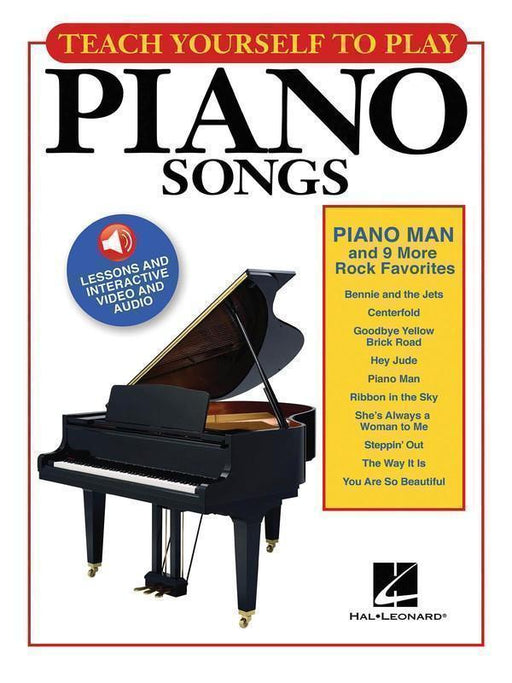 Teach Yourself to Play Piano Songs-Piano & Keyboard-Hal Leonard-Engadine Music