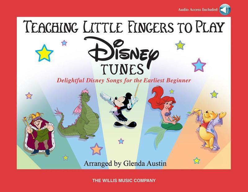 Teaching Little Fingers to Play Disney Tunes Book/CD-Piano & Keyboard-Hal Leonard-Engadine Music