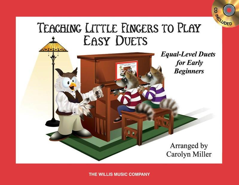 Teaching Little Fingers to Play Easy Duets Book/CD-Piano & Keyboard-Hal Leonard-Engadine Music