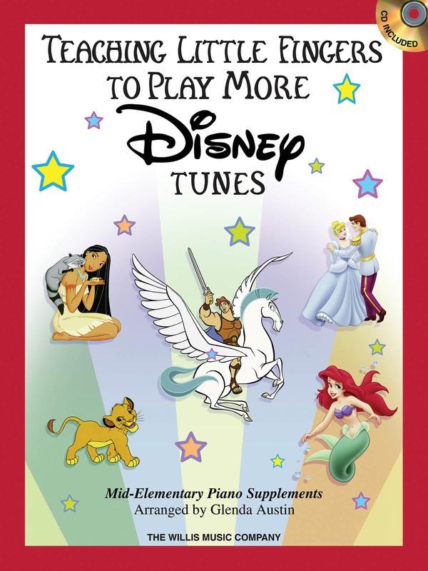 Teaching Little Fingers to Play More Disney Tunes Book/CD-Piano & Keyboard-Hal Leonard-Engadine Music