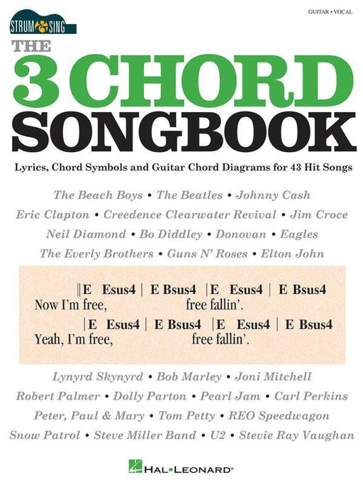 The 3 Chord Songbook, Guitar-Guitar & Folk-Hal Leonard-Engadine Music