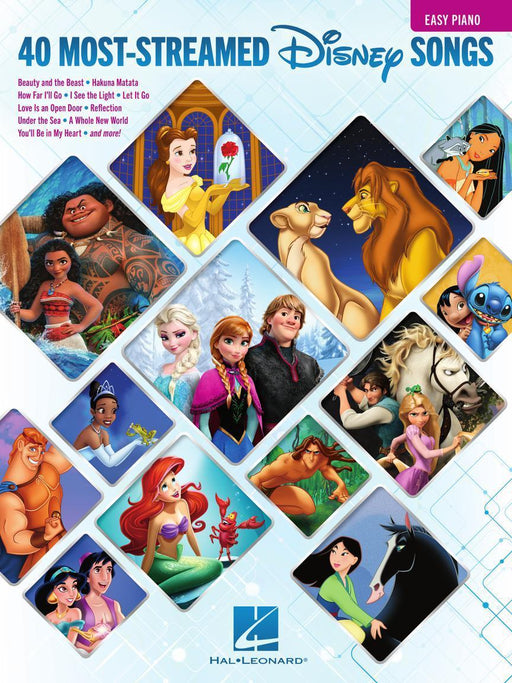 The 40 Most-Streamed Disney Songs, Easy Piano