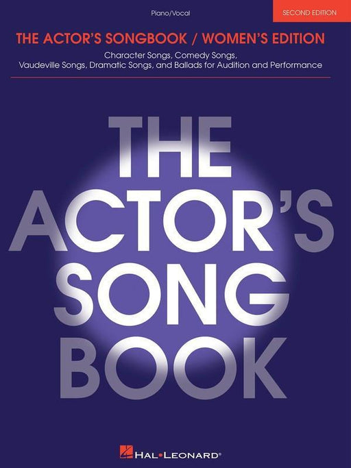 The Actor's Songbook - Women's Edition-Songbooks-Hal Leonard-Engadine Music