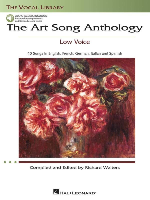 The Art Song Anthology, Low Voice-Vocal-Hal Leonard-Engadine Music