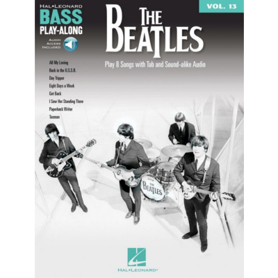 The Beatles Bass Play-Along Volume 13-Guitar & Folk-Hal Leonard-Engadine Music