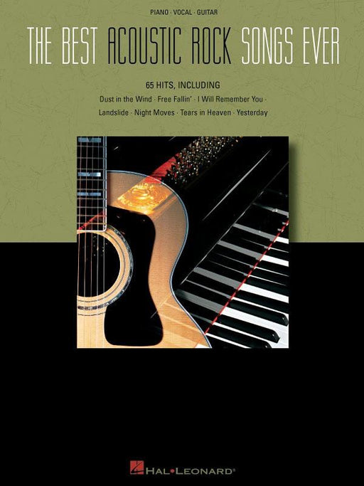 The Best Acoustic Rock Songs Ever-Songbooks-Hal Leonard-Engadine Music