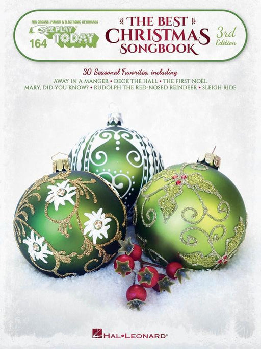 The Best Christmas Songbook - 3rd Edition, E-Z Play Today Volume 164-Piano & Keyboard-Hal Leonard-Engadine Music