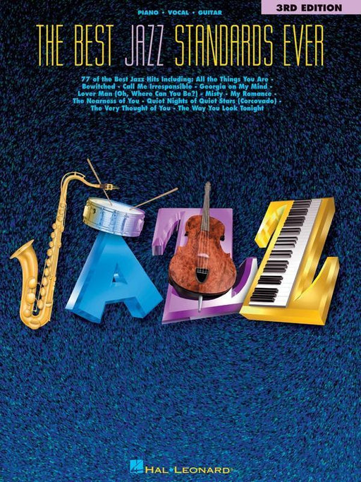 The Best Jazz Standards Ever - 3rd Edition, Piano Vocal & Guitar-Piano Vocal & Guitar-Hal Leonard-Engadine Music