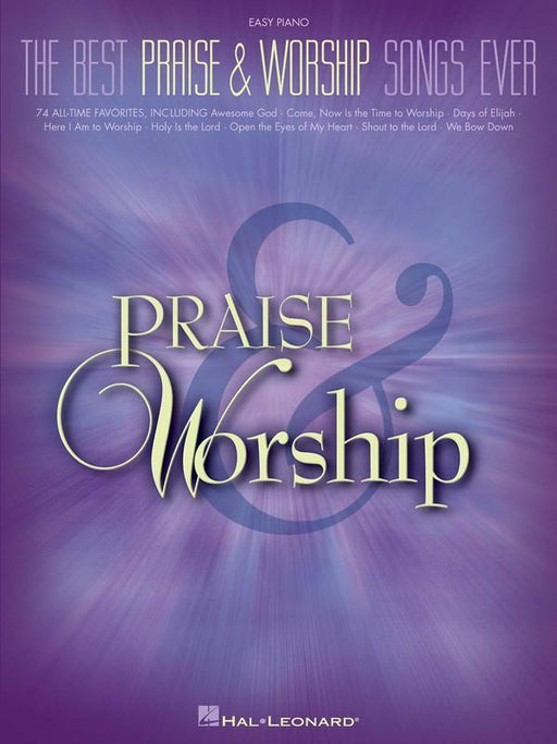 The Best Praise & Worship Songs Ever-Piano & Keyboard-Hal Leonard-Engadine Music
